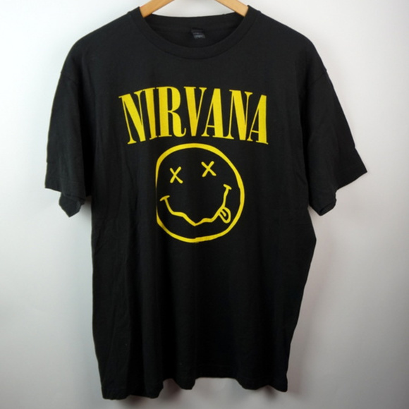 tultex shirts nirvana smiley
